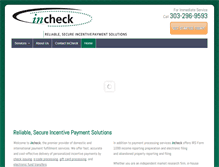 Tablet Screenshot of incheckonline.com